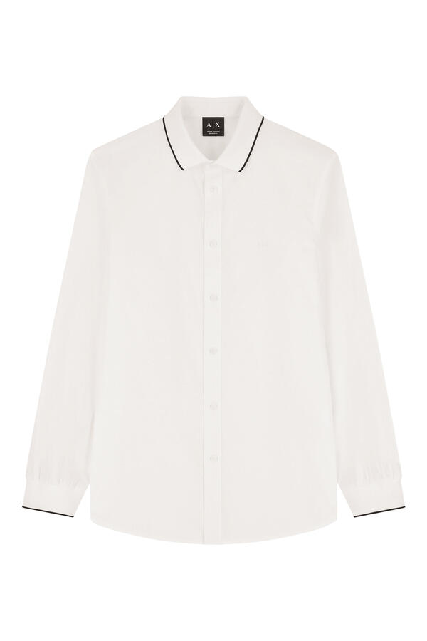 AX Logo Rib Details Shirt