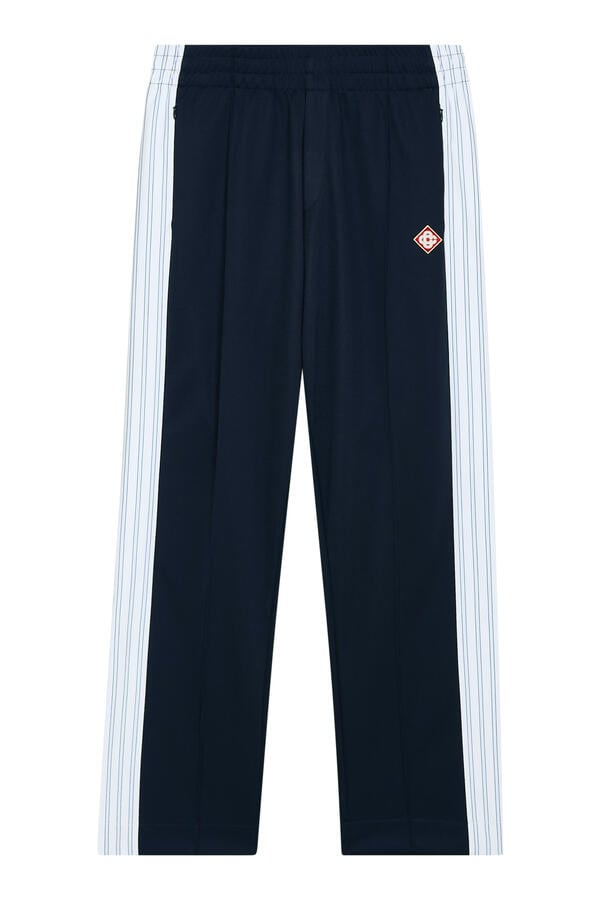 Pinstripe Panelled Track Pants