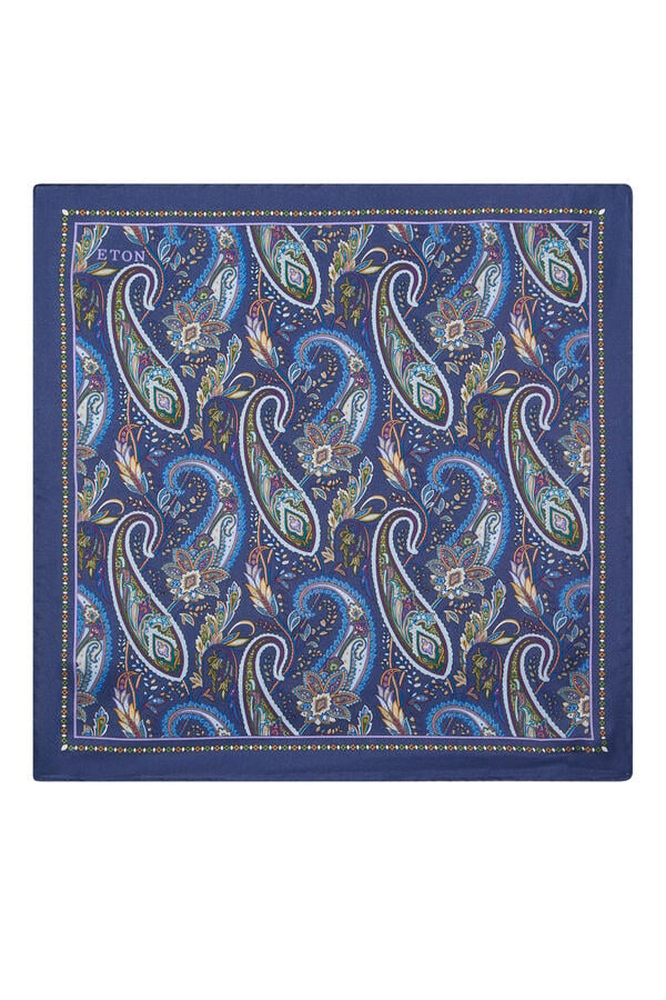 Paisley Silk Pocket Square