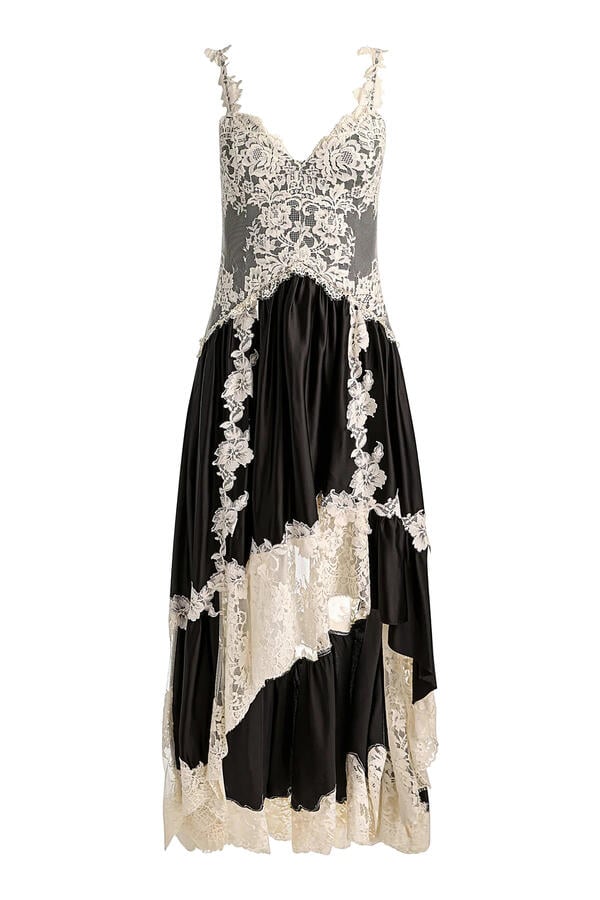 Adla Asymmetrical Lace Dress