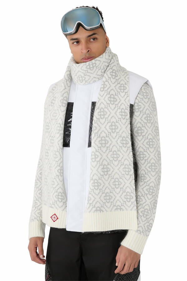 Ski Monogram Mohair Scarf