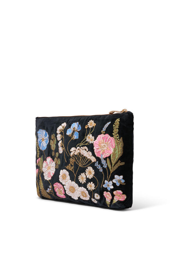 Pressed Flowers Everyday Pouch