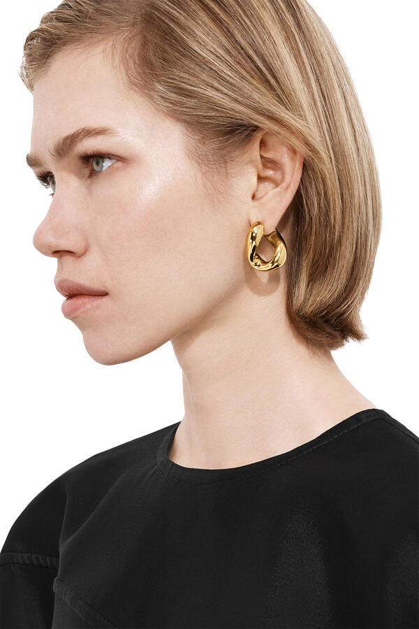 Prisma Earrings, 18K Gold-Finish Sterling Silver