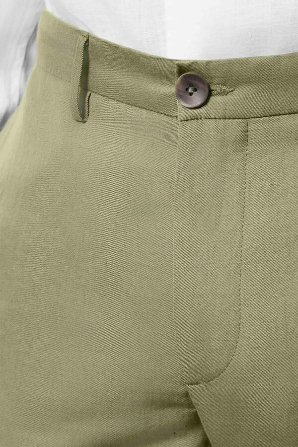 Linen-Cotton Trousers