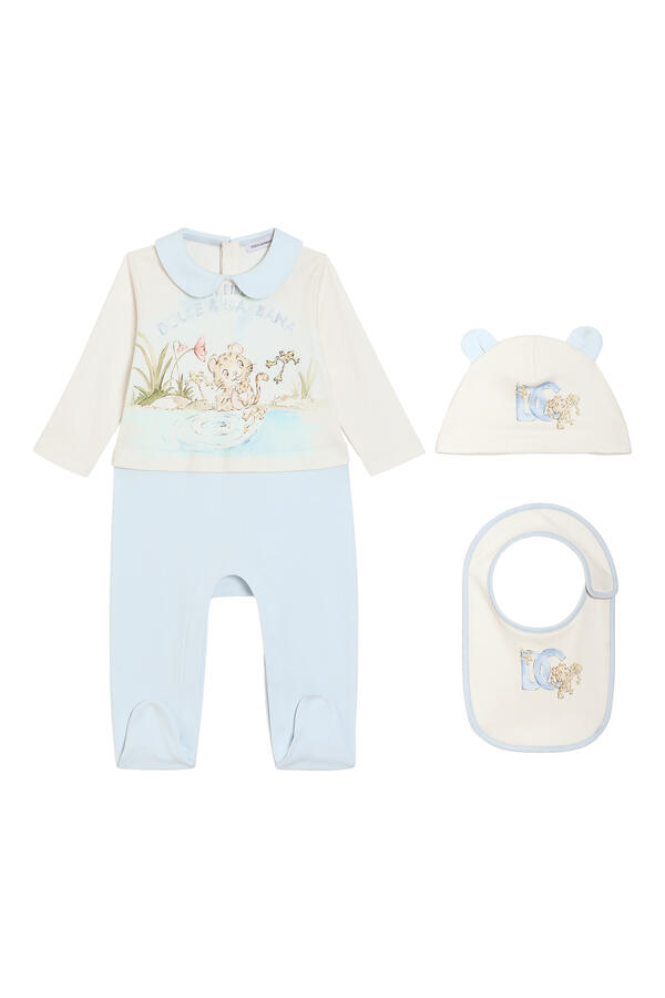 Kids Logo Embroidery Interlock Gift Set