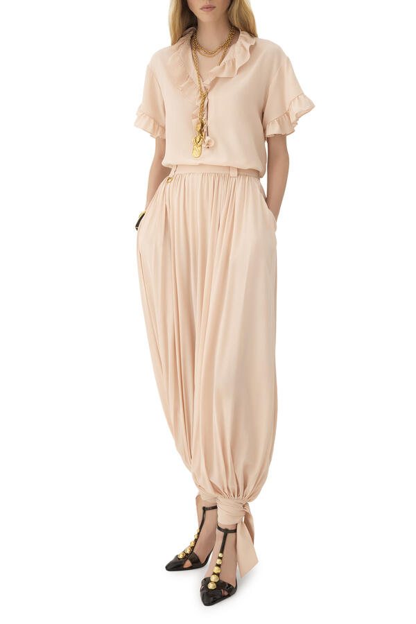 Flowy Pleated Trousers