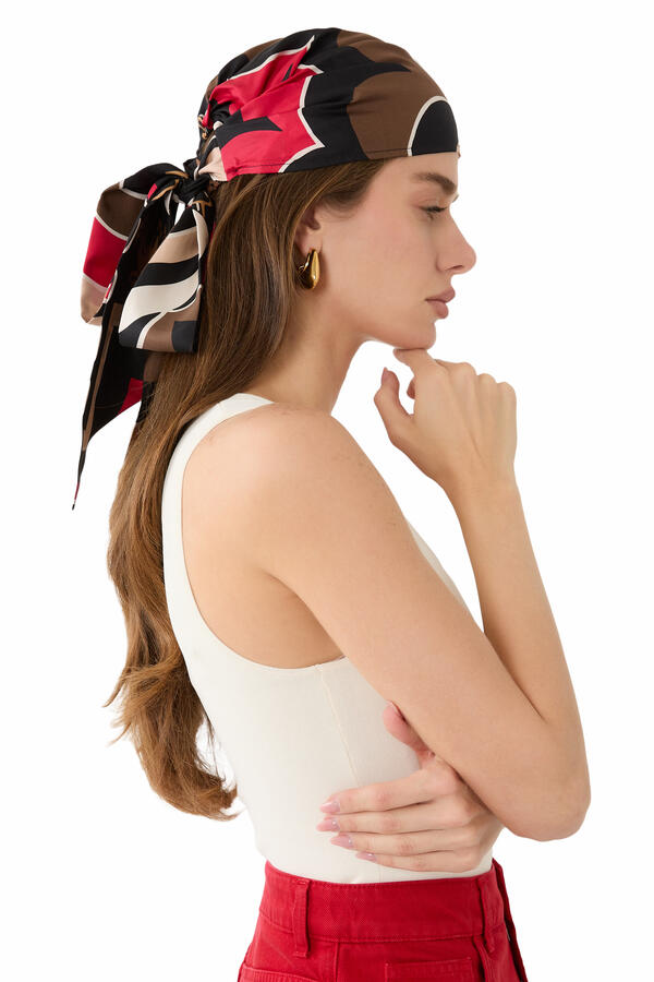 Istrice-Print Bandana Hat