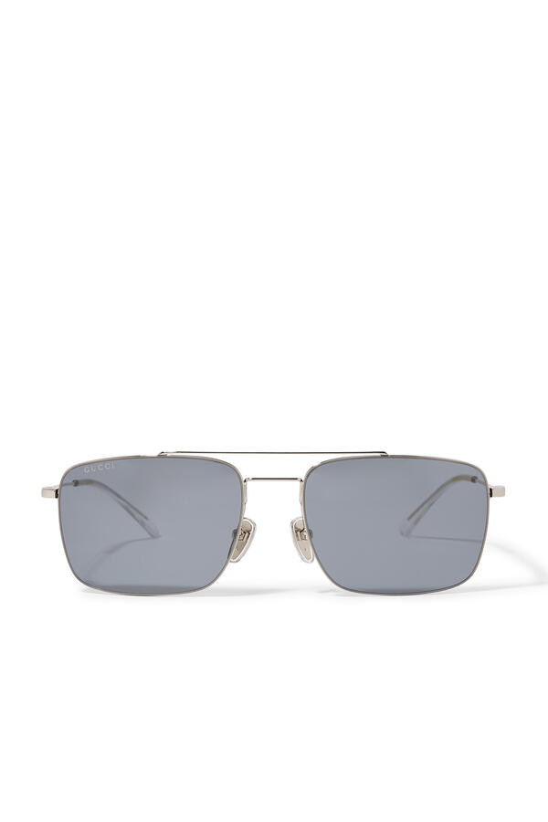 Geometric-Frame Sunglasses