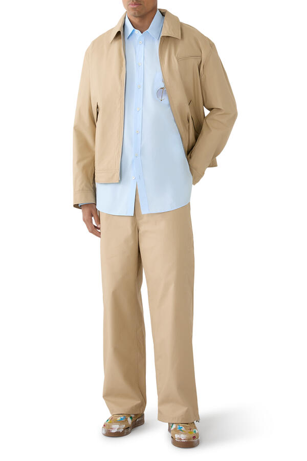 Cotton Zip-Up Jacket