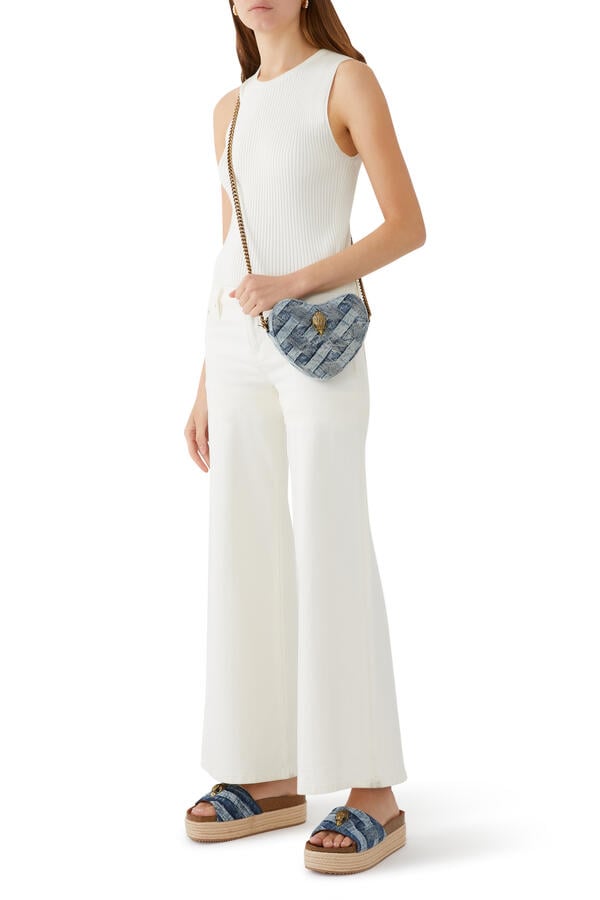 Kensington Heart-Shaped Crossbody Bag