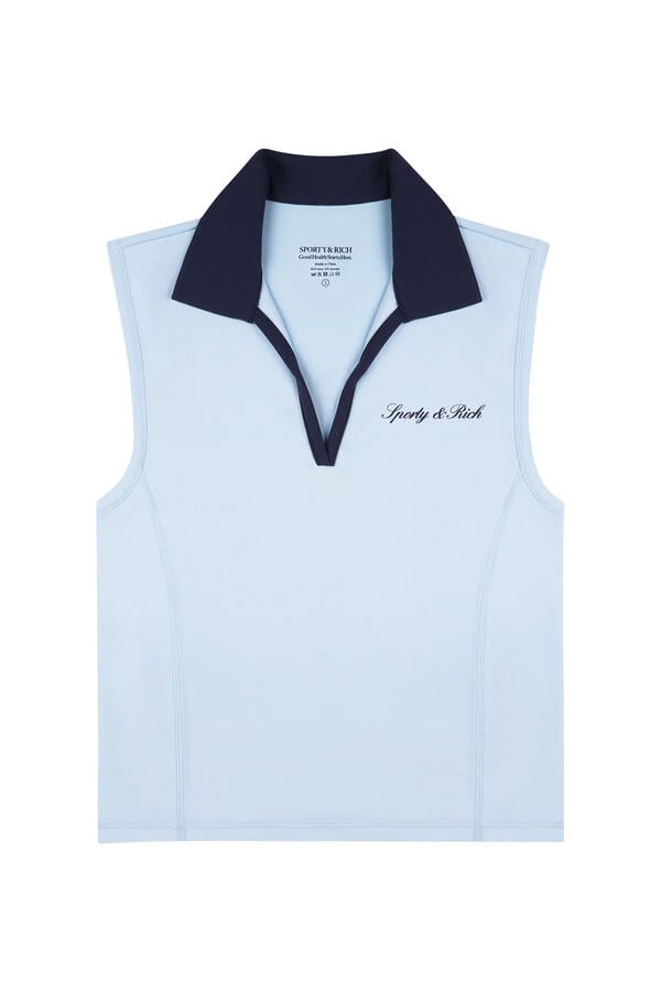 Signature Logo Sports Polo Vest