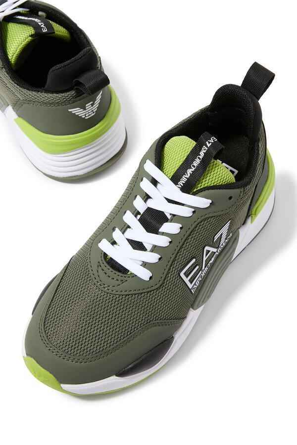 Kids EA7 Logo Sneakers