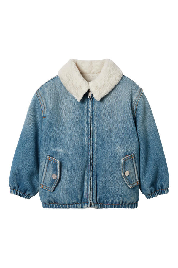 Kids Point Collar Bomber Jacket