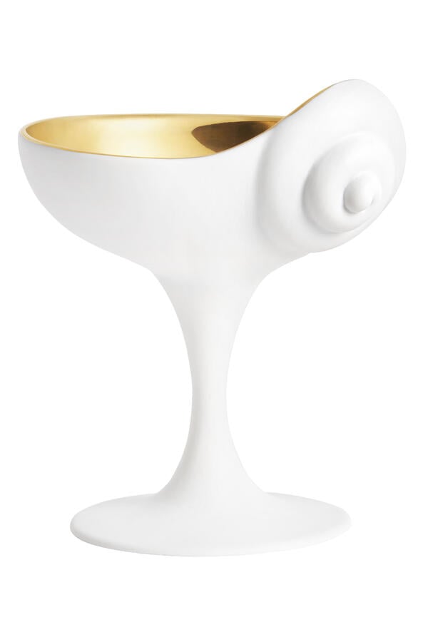 Jessica McCormack Shell Scoop Bowl with Stem
