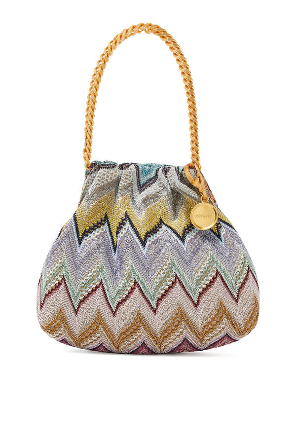 Small Chain Zigzag Pouch 