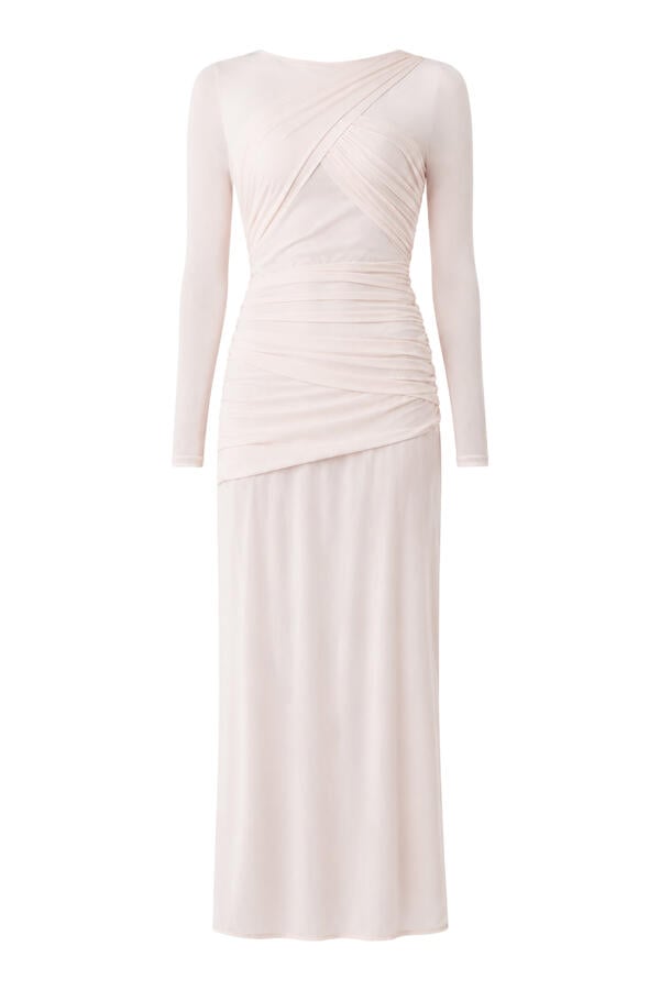 Twist Ruched Bodycon Dress