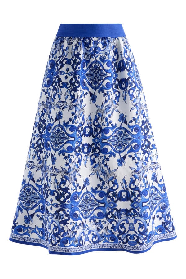 Earla Linen Midi Skirt 
