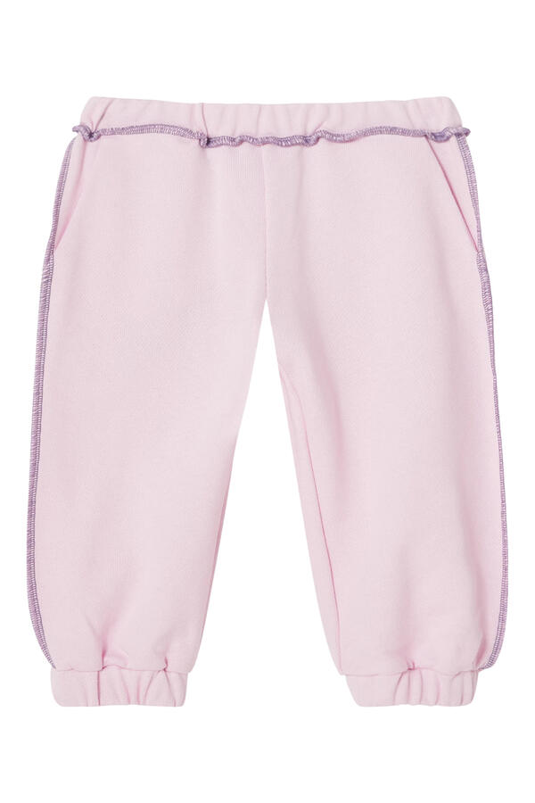 Kids Logo Ruffle-Trim Sweatpants