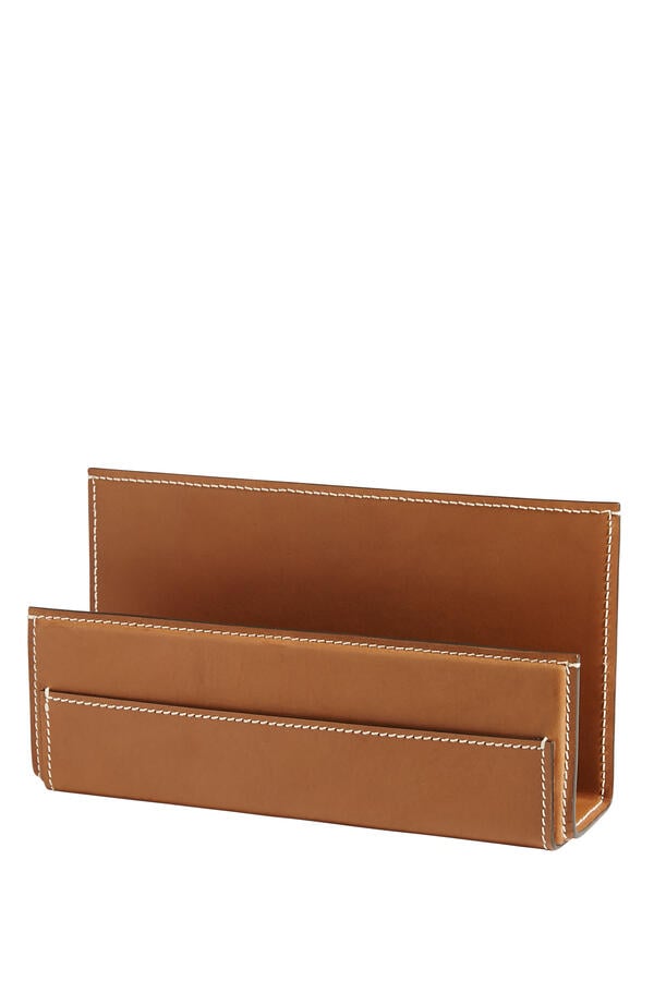 Brennan Leather Letter Rack