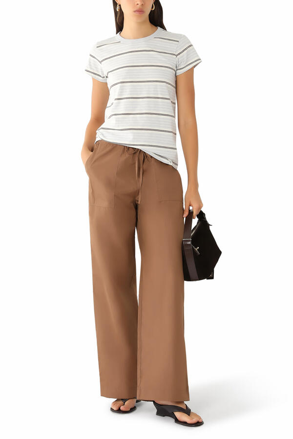 Claire Drawstring Hem Nylon Pants