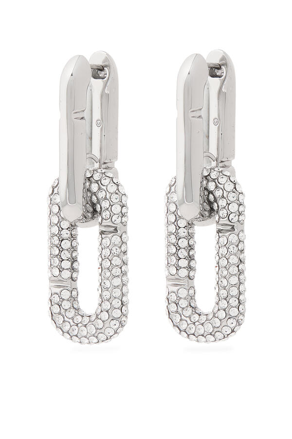 Pop J Marc Pave Drop Earrings