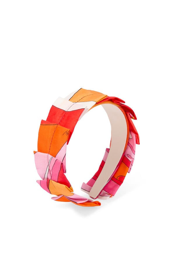Kids Pleated Print Hairband
