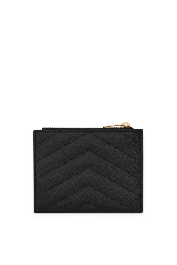 Cassandre Matelasse Bi-Fold Wallet in Grain De Poudre Leather