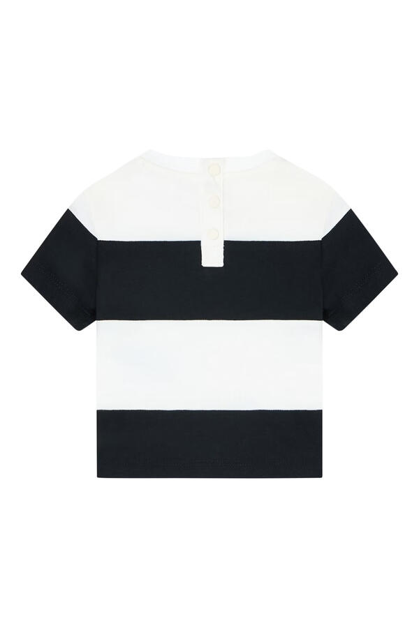 Kids Thick Stripes Macro EA Logo T-Shirt