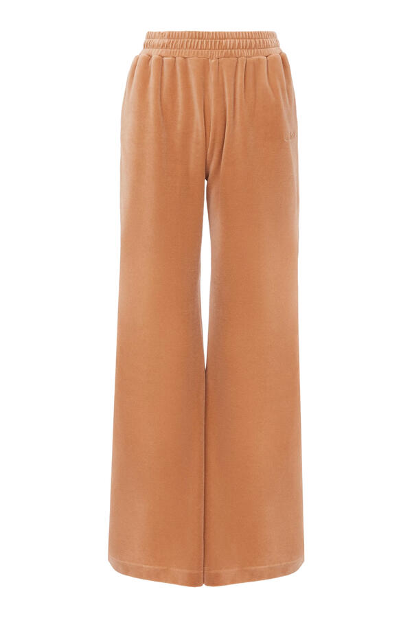 Wide-Leg Tracksuit Trousers