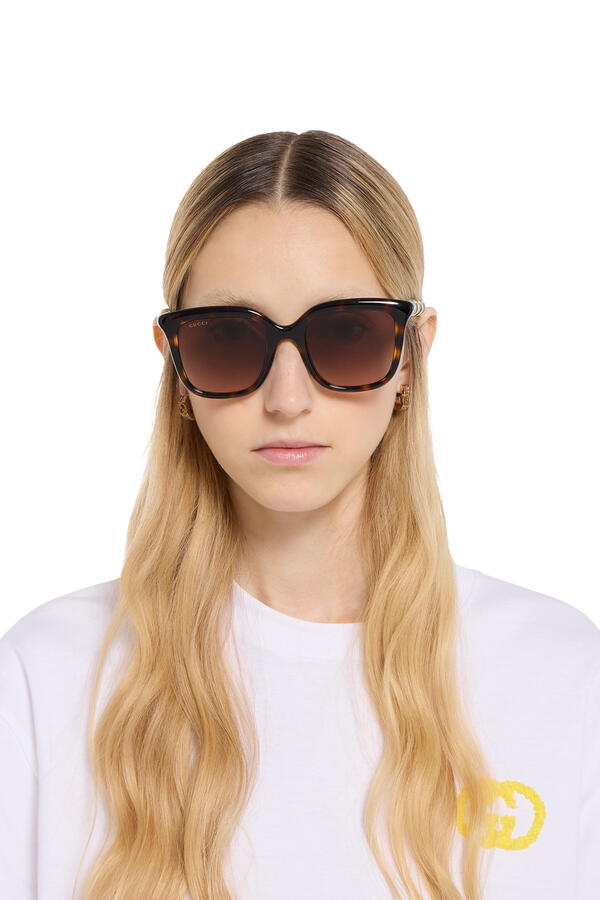 GG2058S Square Frame Sunglasses
