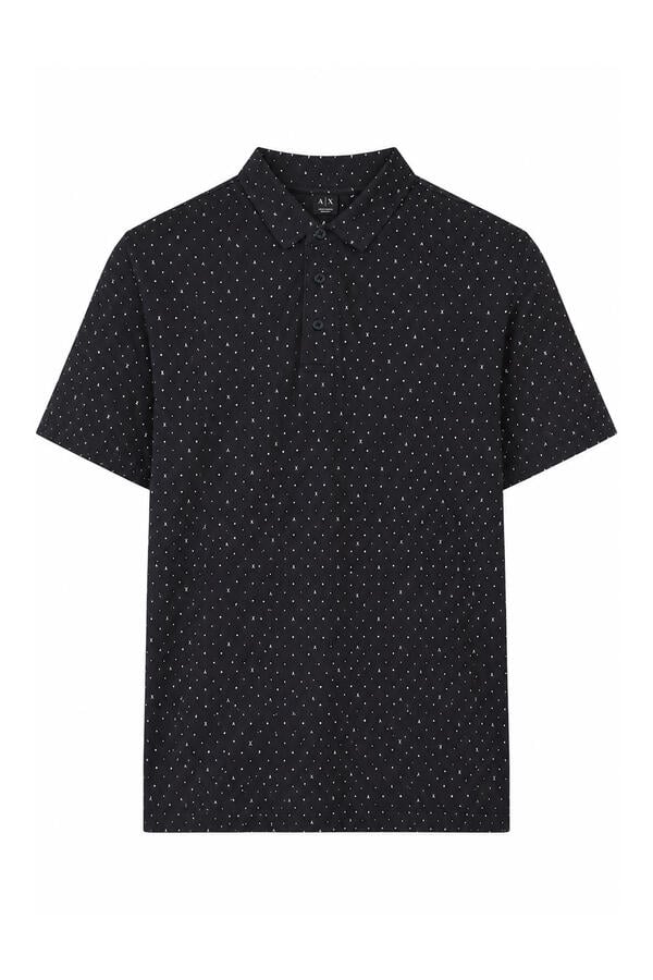 Logo Pattern Polo Shirt
