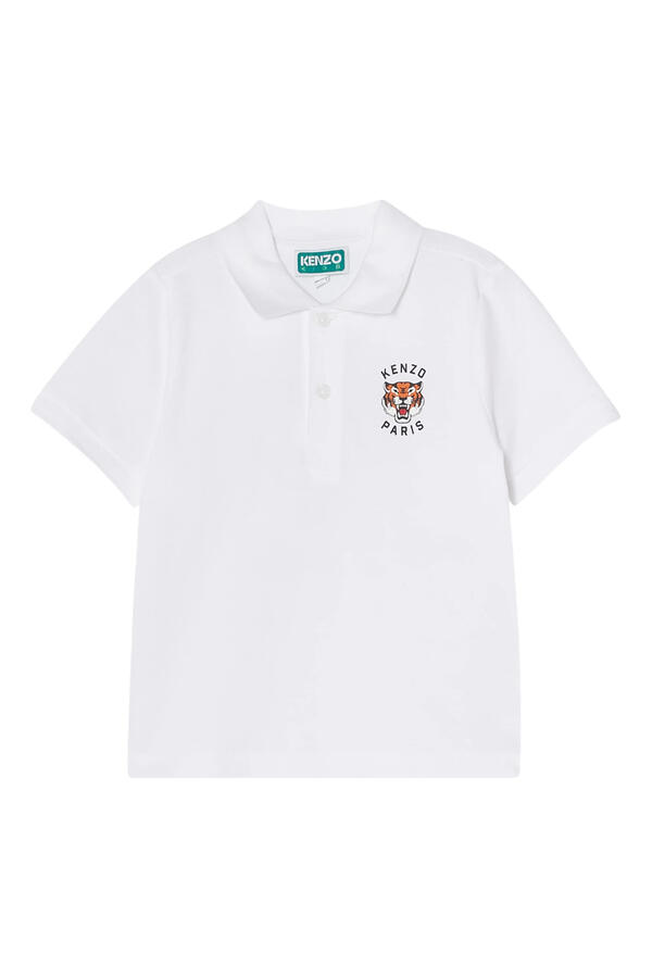 Kids Tiger Head Polo Shirt