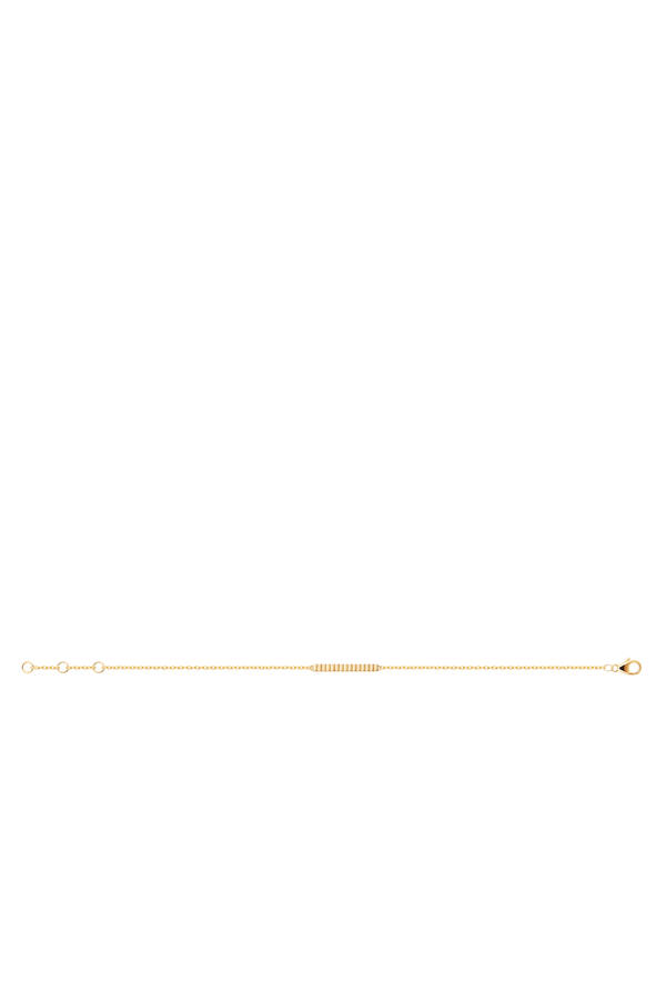 Quatre Grosgrain Chain Bracelet, 18k Yellow Gold