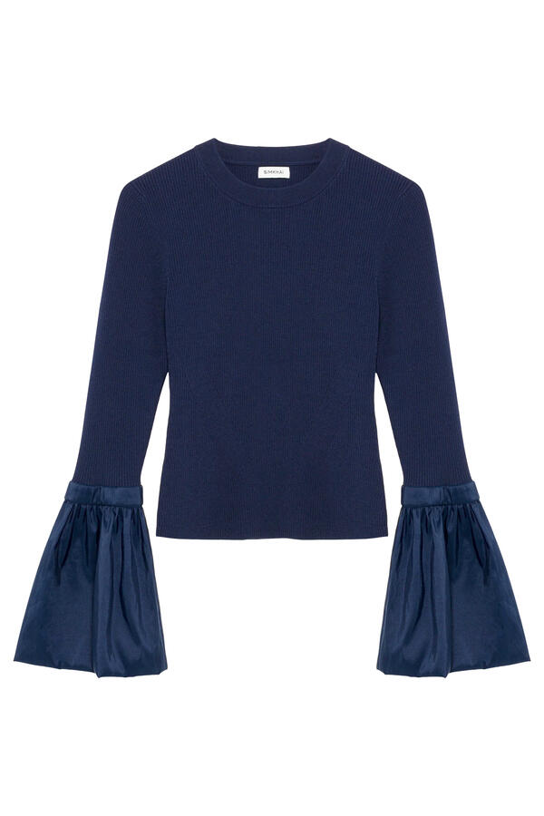 Agata Taffeta Knit Top