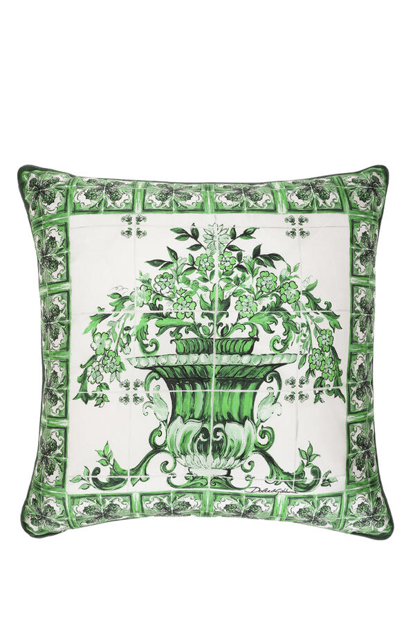 Maiolica Verde Small Cushion