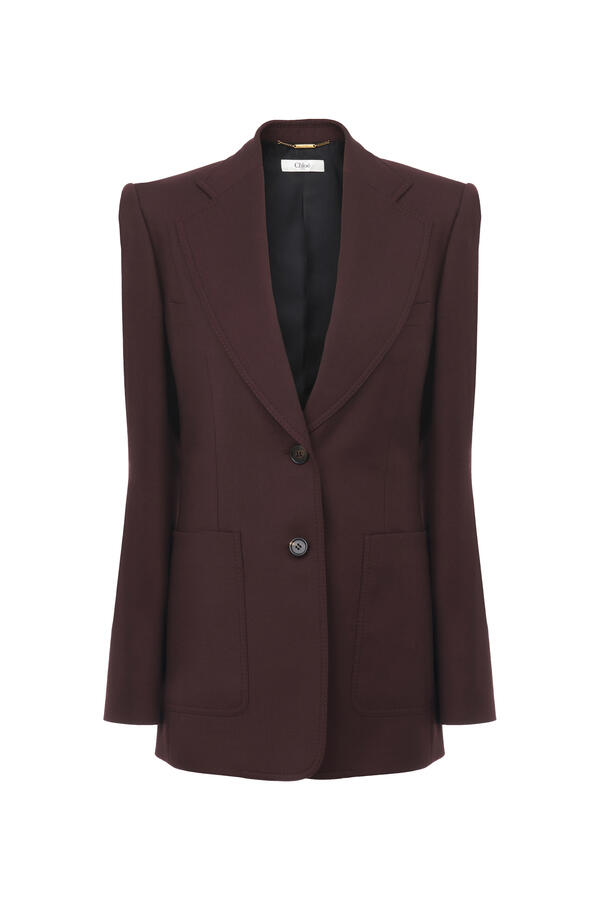  Single-Breasted Tailored Jacket