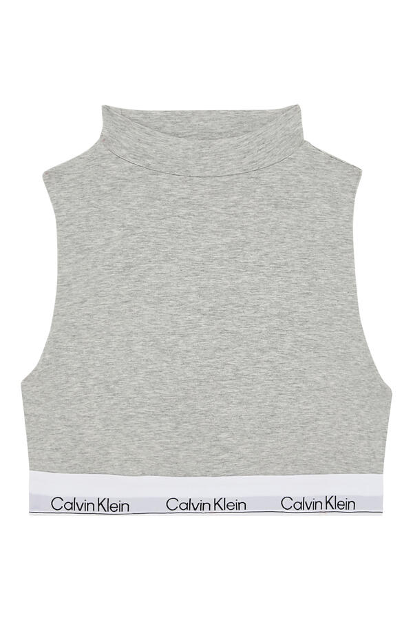 Lightly Lined Mockneck Bralette – Icon Cotton Modal 