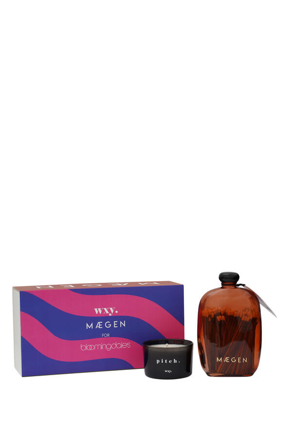 Classic Mini Candle Pitch and Bubble Matches Gift Box