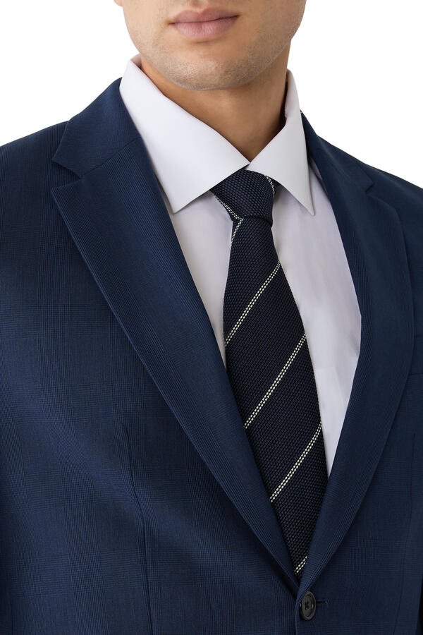 Striped Grenadine Silk Tie