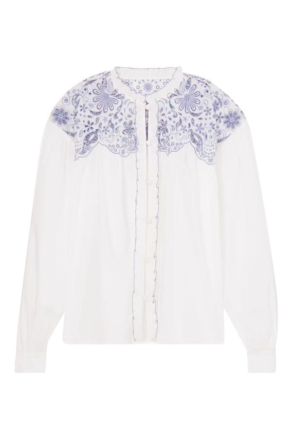 Floral Embroidered Blouse