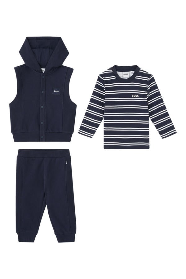 Kids Trousers, Cardigan & T-Shirt Set