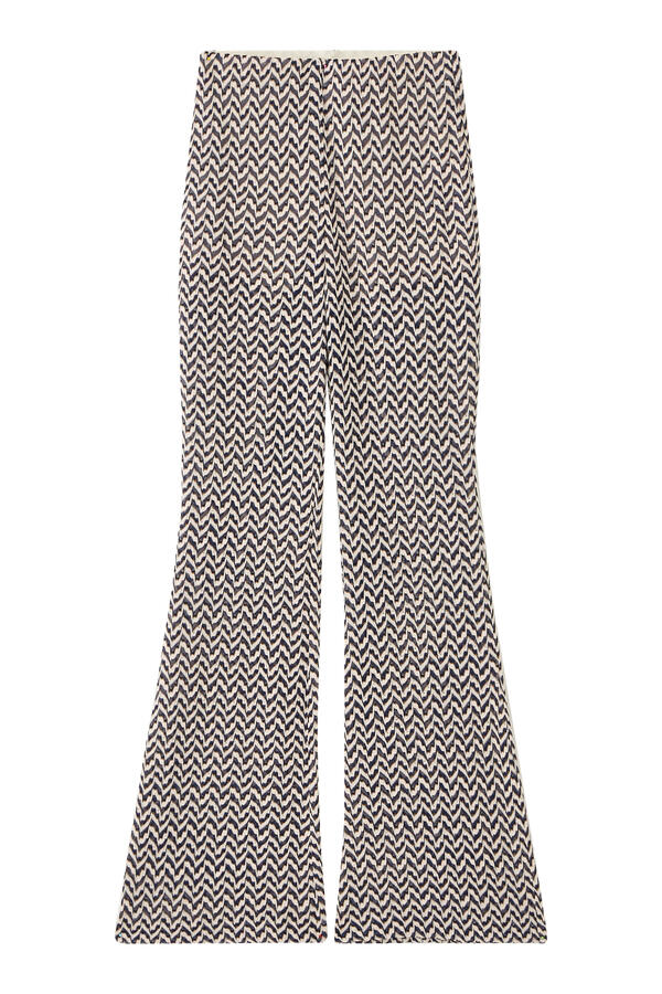 Chevron Rachel Flared Pants