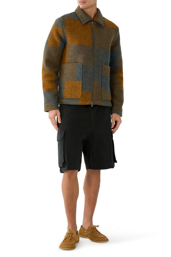 Twisted Patch Pocket Shorts