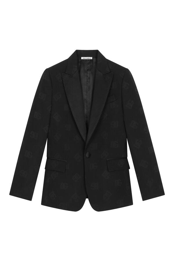 Kids Logo Jacquard Blazer