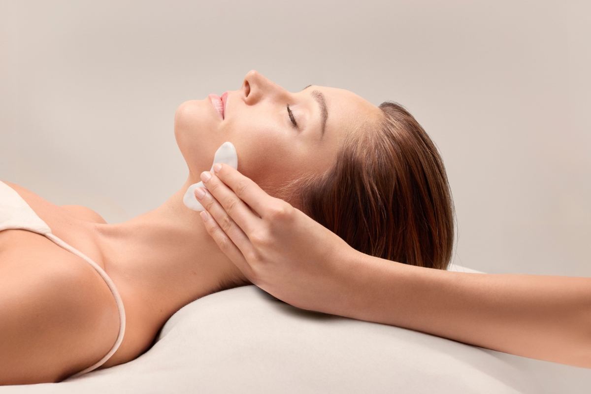 Relaxing facial treatment at Bloomingdale