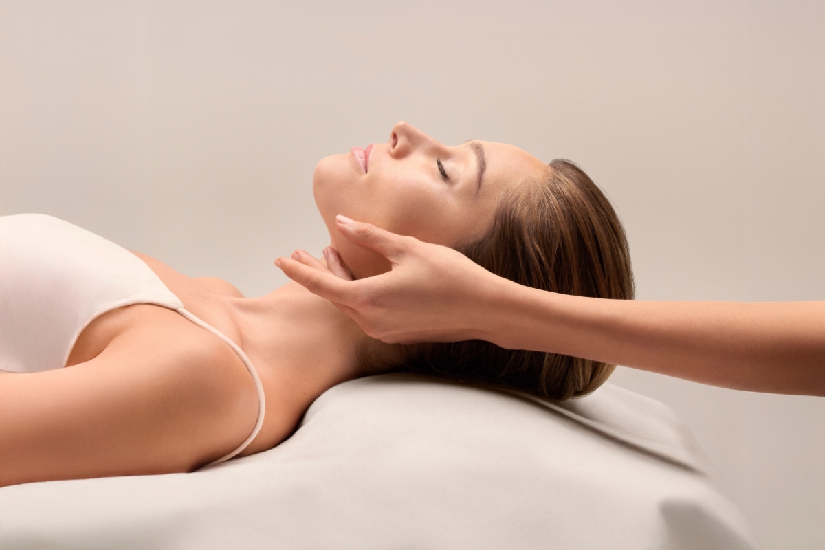 Relaxing facial treatment at Bloomingdale