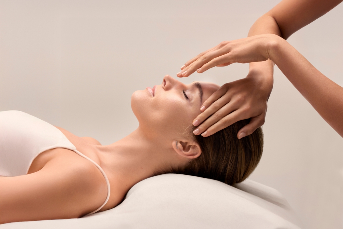 Relaxing facial treatment at Bloomingdale