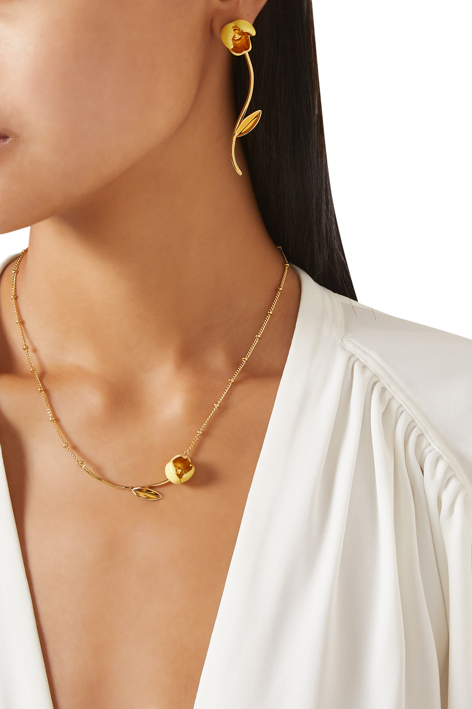 Bloom Floral Statement Earrings