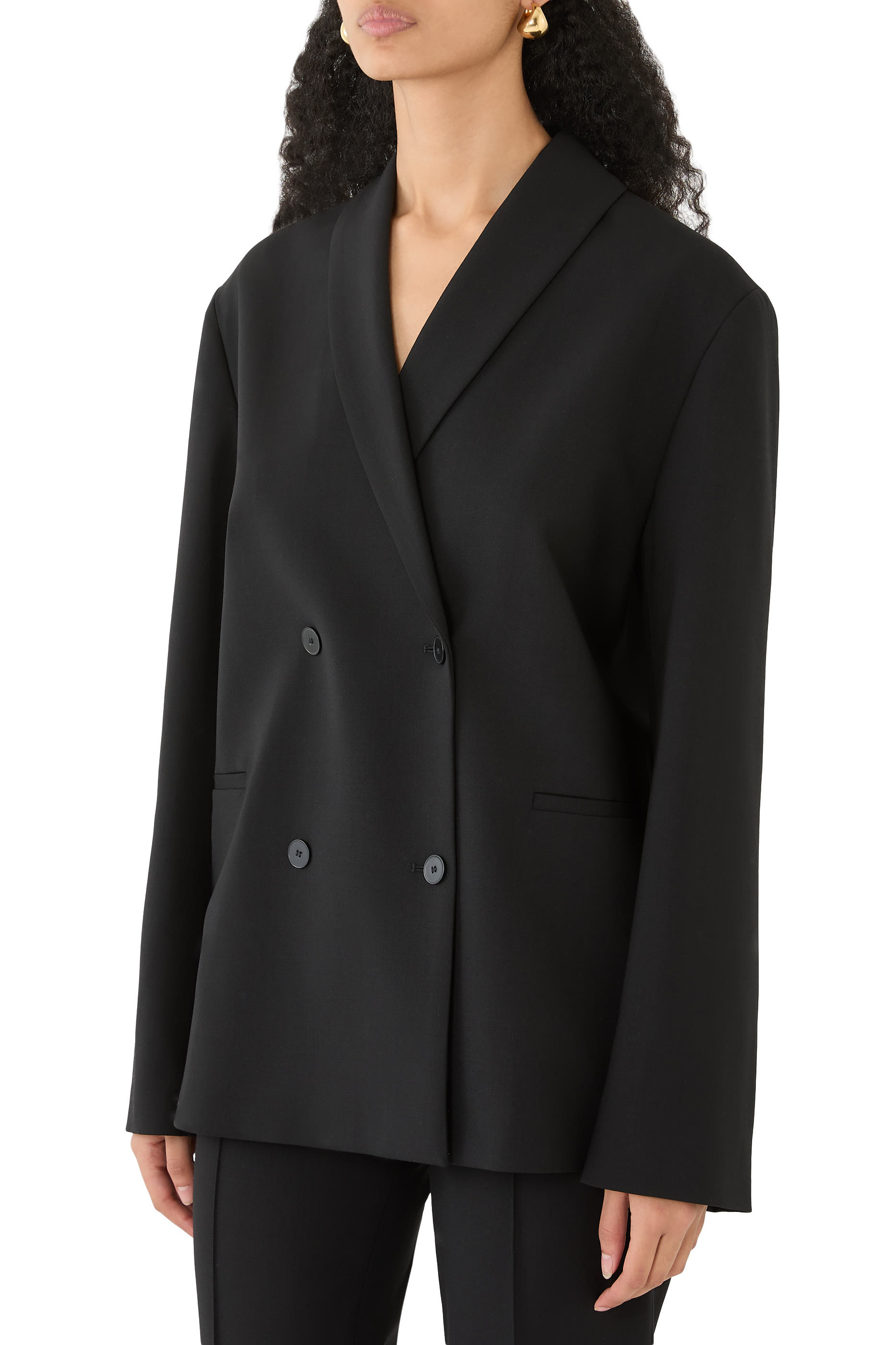  Sancia LDS Double Breasted Shawl Collar Jacket