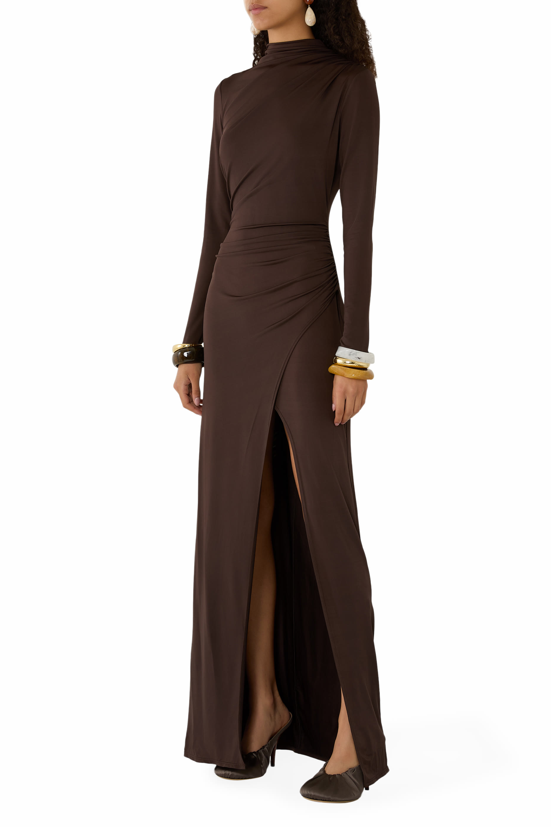 Jersey Draped Gown
